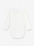 Bodysuit with Embroidered Collar for Babies, PETIT BATEAU white 