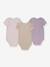 Pack of 3 HUGGIES short-sleeved bodysuits beige 