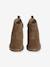 Leather Boots for Girls camel+Dark Blue+printed black 