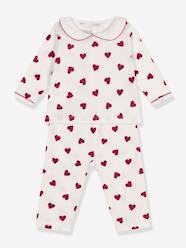 2-Piece Set Pyjamas with Heart Print for Babies, PETIT BATEAU -2-Piece Set Pyjamas with Heart Print for Babies, PETIT BATEAU