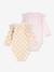 Pack of 2 long-sleeved HUGGIES bodysuits rose 