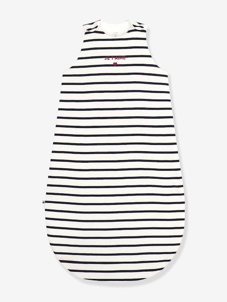 Cotton Sleeping Bag for Babies, PETIT BATEAU navy blue 