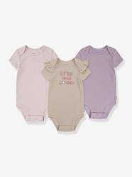 Pack of 3 HUGGIES short-sleeved bodysuits -Pack of 3 HUGGIES short-sleeved bodysuits