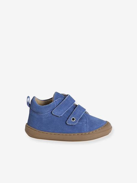 Pair of Soft Leather Boots for Babies, Designed for First Steps beige+blue+brown+electric blue+green+ocean blue+ochre+sage green+set beige+set brown+set green 