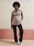 Cotton* maternity and nursing blouse taupe 