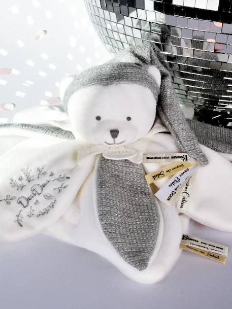 DOUDOU 25 years - SILVER BEAR - DOUDOU & COMPAGNIE Soother Holder Toy silver 