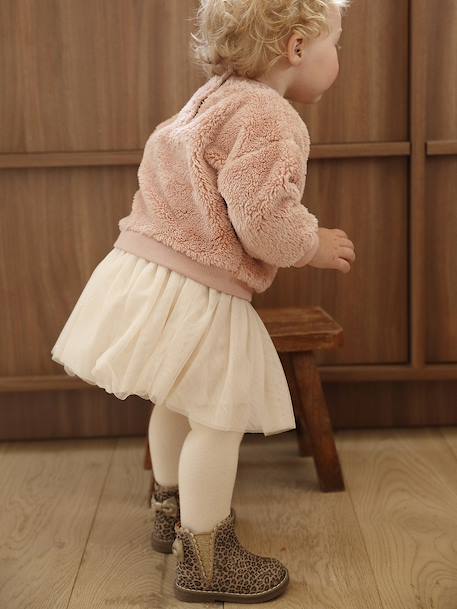 Baby sweatshirt + skirt set rosy 