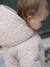 Fancy quilted coat for babies beige 