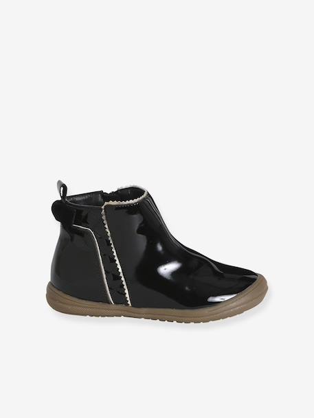 Boots with Zip for Girls, Designed for Autonomy anthracite+black+brown 