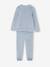 Pack of 2 'Polar Animal' Velour Pyjamas for Boys sky blue 