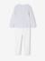 Rabbit Velour Pyjamas for Girls sky blue 