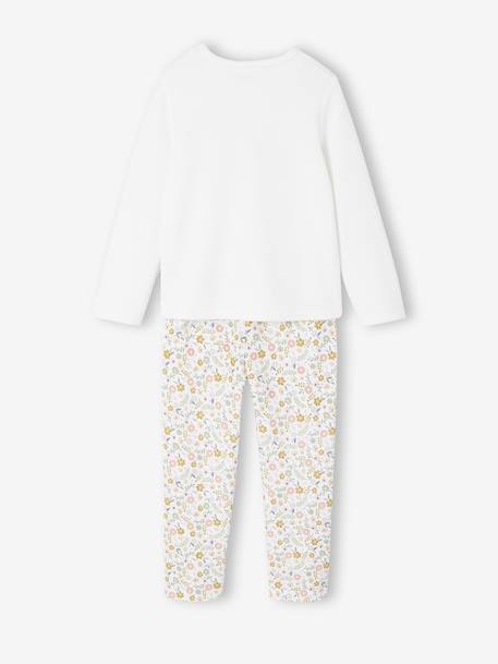 Pack of 2 Unicorn Velour Pyjamas for Girls ecru 