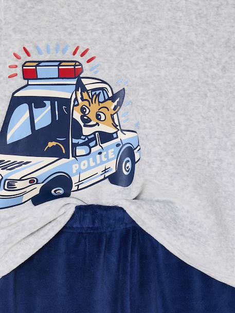 Pack of 2 'Police' Velour Pyjamas for Boys navy blue 