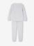 Velour Bear Pyjamas for Boys marl grey 