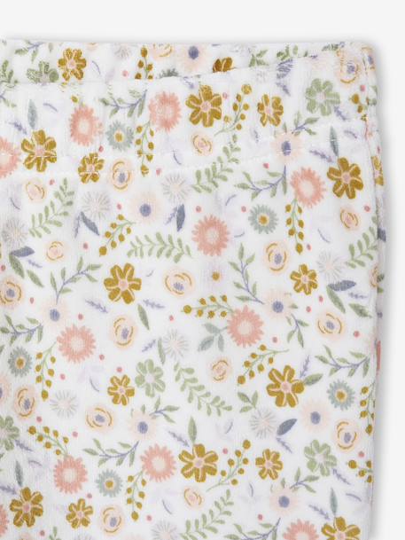 Pack of 2 Unicorn Velour Pyjamas for Girls ecru 