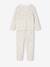 Pack of 2 Unicorn Velour Pyjamas for Girls ecru 