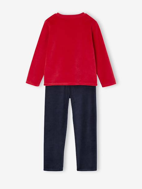 Pack of 2 'Police' Velour Pyjamas for Boys navy blue 