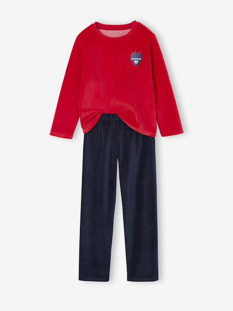 Pack of 2 'Police' Velour Pyjamas for Boys navy blue 