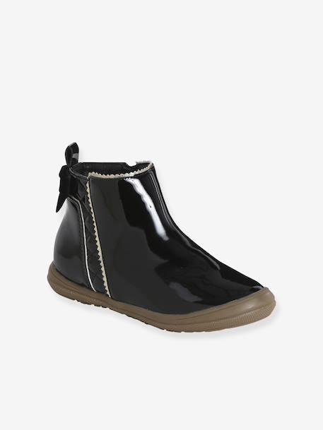 Boots with Zip for Girls, Designed for Autonomy anthracite+black+brown 