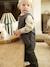 Corduroy sleepsuit for babies anthracite 