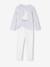 Rabbit Velour Pyjamas for Girls sky blue 