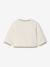 Sherpa Jumper with Front Button Fastening for Newborns ecru 