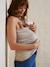 Skin-to-Skin Band in Organic Cotton* for Parents/Baby marl beige 