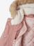 Parka + lightweight jacket 3-in-1 for babies old rose+olive 