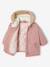Parka + lightweight jacket 3-in-1 for babies old rose+olive 
