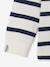 Striped Long-Sleeved T-Shirt for Boys bordeaux red+ecru+night blue 