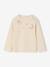 Girl's t-shirt with sparkly stars vanilla 