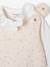 3-Piece Set for Newborns: Jumpsuit + Bodysuit + Comforter aqua green+rose 