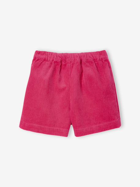 Girl's velvet skort fuchsia 