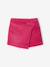 Girl's velvet skort fuchsia 