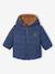 Reversible Hooded Lightweight Jacket for Girls navy blue 