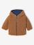 Reversible Hooded Lightweight Jacket for Girls navy blue 