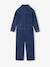 Denim Worker-Style Jumpsuit for Girls medium blue 