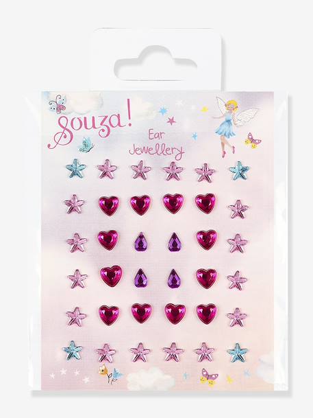 Adhesive Ear Jewellery, Stars + Hearts, SOUZA multicoloured 