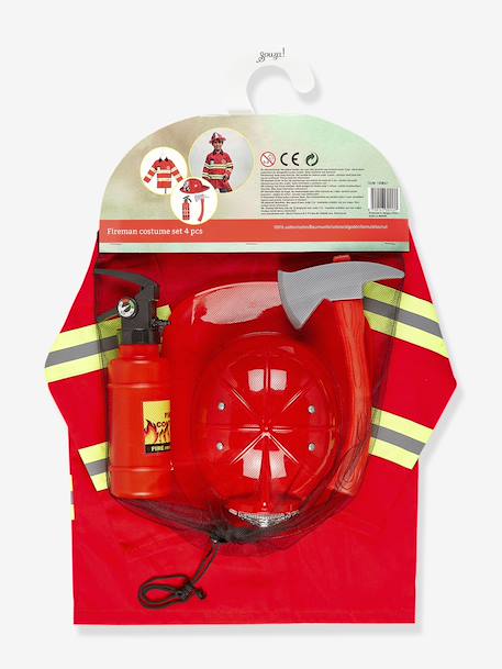 Fireman Set + Accessories, SOUZA red 