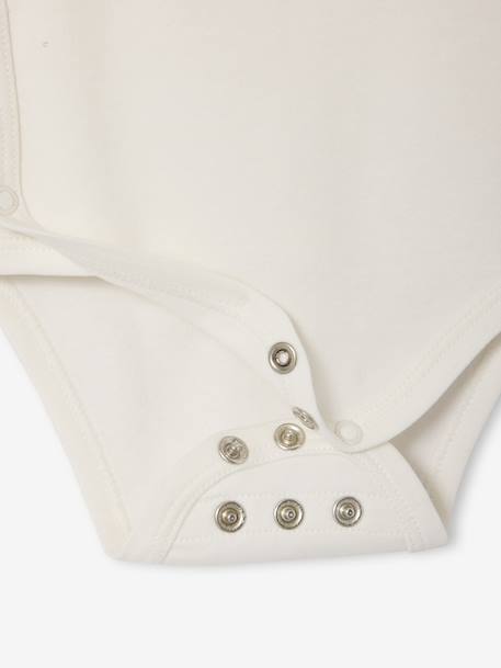 Pack of 3 Size-Adaptable Bodysuits for Babies rose 