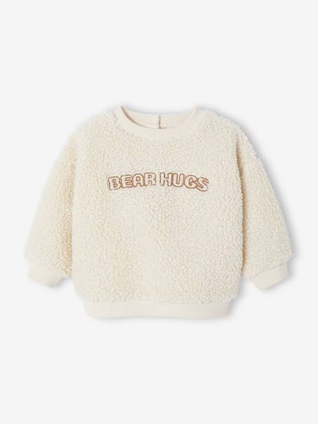 Baby sweatshirt + trouser + comforter set caramel 