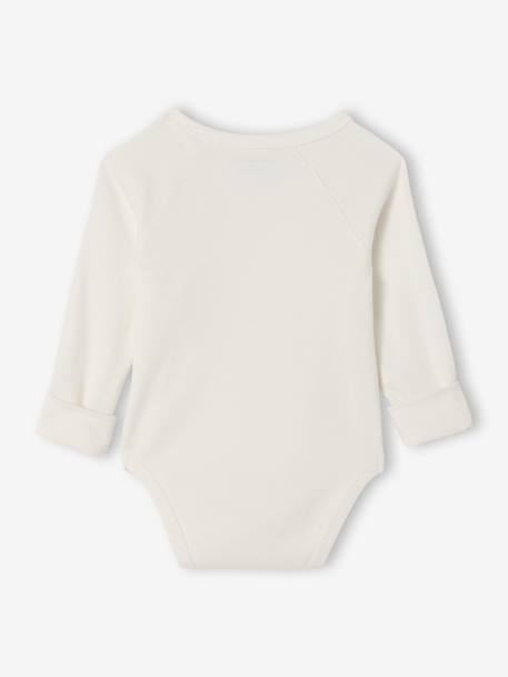 Pack of 3 Size-Adaptable Bodysuits for Babies rose 