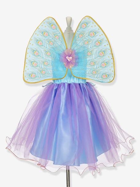 Tamara fancy dress: dress + SOUZA peacock wings blue 