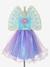 Tamara fancy dress: dress + SOUZA peacock wings blue 