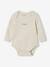 Pack of 3 Bodysuits with Cut-Away Shoulders, for Newborns marl beige 