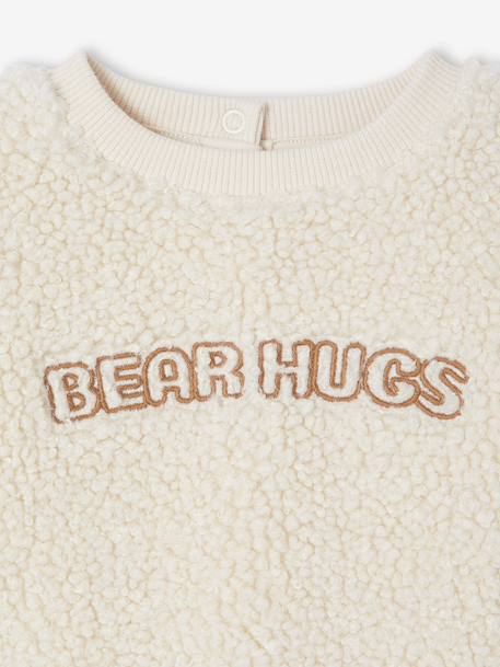 Baby sweatshirt + trouser + comforter set caramel 