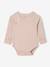 Pack of 3 Size-Adaptable Bodysuits for Babies rose 