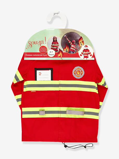 Fireman Set + Accessories, SOUZA red 