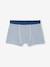 Pack of 5 Plain & Striped Boxer Shorts for Boys multicoloured 