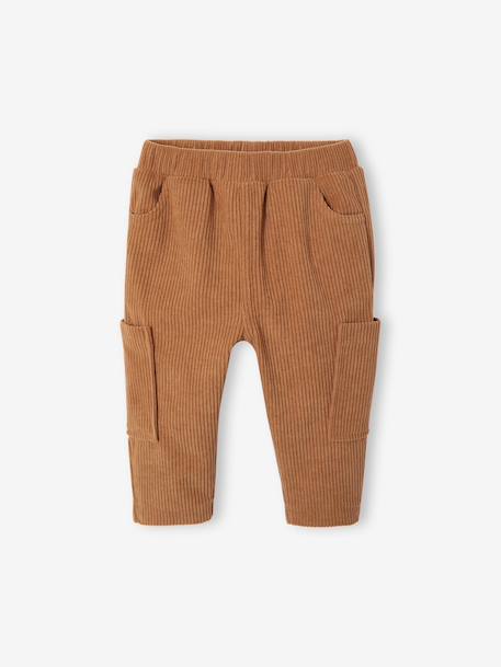 Baby sweatshirt + trouser + comforter set caramel 